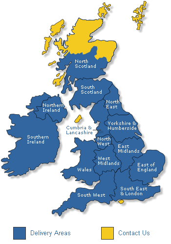 Delivery Area Map
